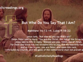 But Who Do You Say That I Am? - Matthew 16:13-19, Luke 9:18-22 - Bible Verse of the Day