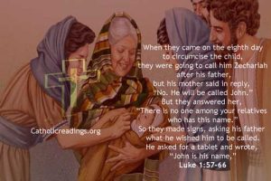 He Will Be Called John - Luke 1:57-66 - Bible Verse of the Day