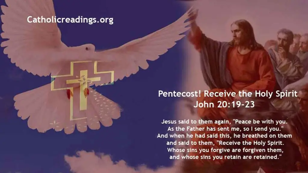 Bible Verse of the Day for May 28 2023 - Pentecost! Receive the Holy ...