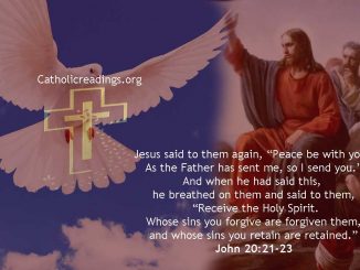 Pentecost Sunday! Receive the Holy Spirit - John 20:19-23 - Bible Verse of the Day