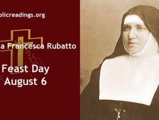 St Maria Francesca Rubatto - Feast Day - August 6