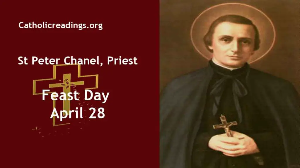 St Peter Chanel, Priest - Feast Day - April 28 - Catholic Saint of the Day