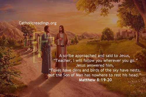 The Son of Man Has Nowhere to Rest his Head - Bible Verse of the Day