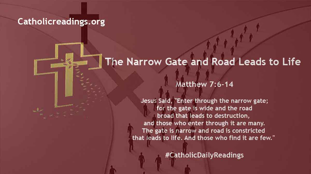 Bible Verse Of The Day For June 27 2023 The Narrow Gate And Road
