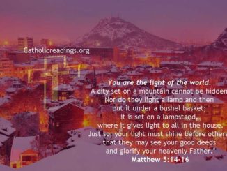 You are the Light of the World - Matthew 5:14-16 - Bible Verse of the Day