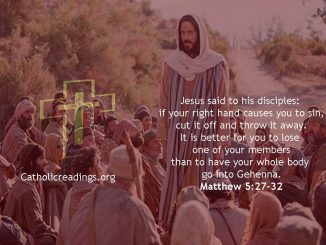 If Your Right Hand Causes You to Sin, Cut it Off - Matthew 5:27-32 - Bible Verse of the Day