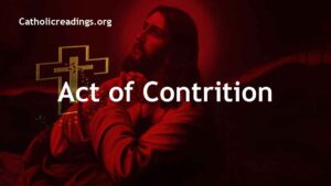 Act of Contrition - Prayer for Repentance