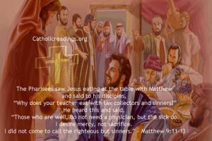 I Did Not Come to Call the Righteous but Sinners - Bible Verse of the Day