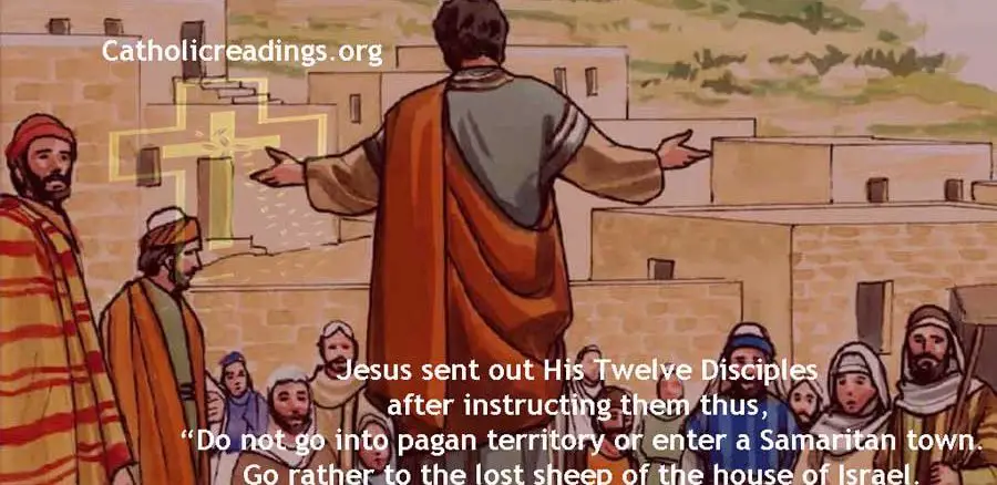 Jesus Sent Out His Twelve Disciples - Bible Verse of the Day