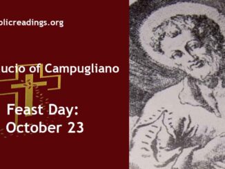 St Allucio of Campugliano - Fest Day - October 23