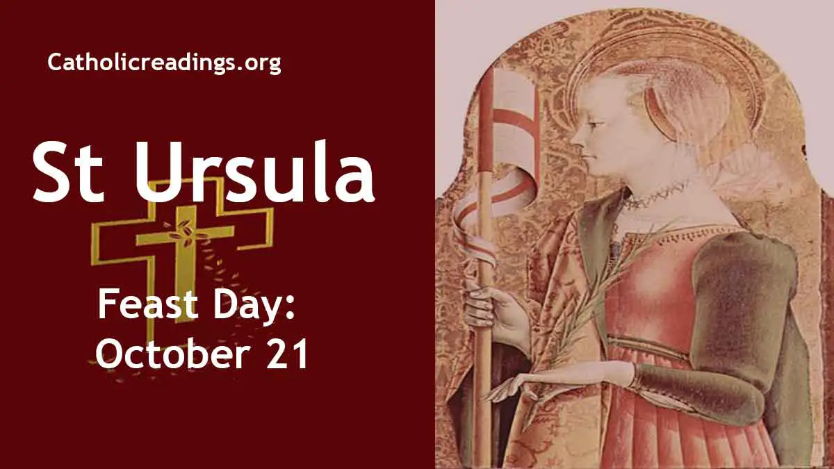 St Ursula Feast Day October 21 2023 Catholic Saint of the Day