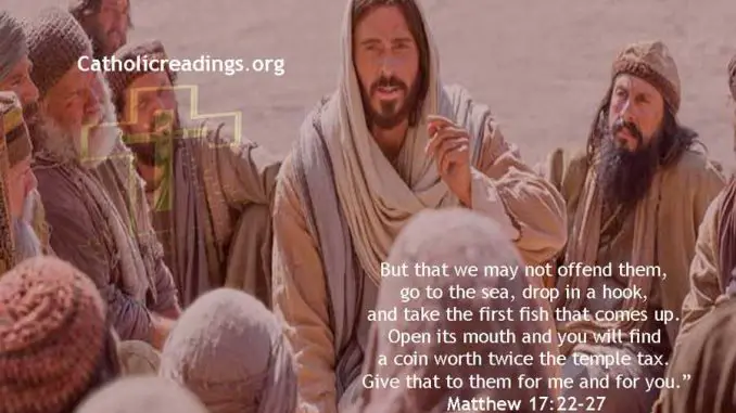 Jesus Miracle of The Coin in the Fish's Mouth - Matthew 17:22-27 - Bible Verse of the Day