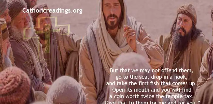 Jesus Miracle of The Coin in the Fish's Mouth - Matthew 17:22-27 - Bible Verse of the Day