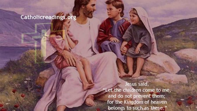 Let The Children Come to Me - Matthew 19:13-15, Mark 10:13-16