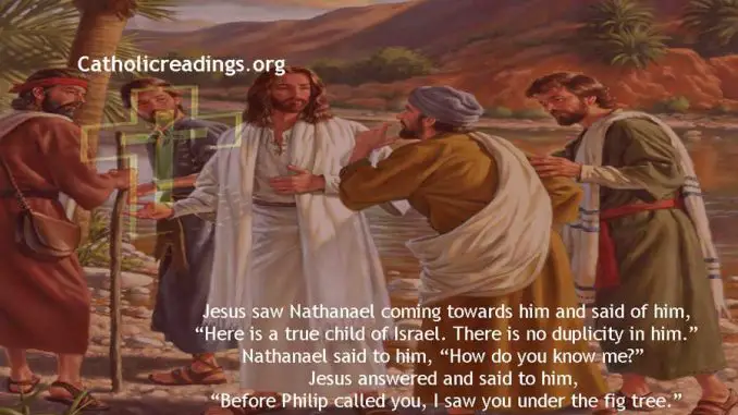 Nathanael Called By Jesus - John 1:45-51 - Bible Verse of the Day