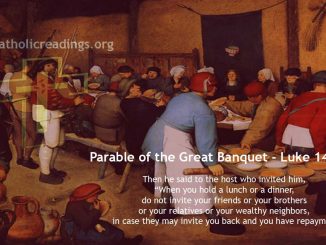 Parable of the Great Banquet - Luke 14:7-24 - Bible Verse of the Day