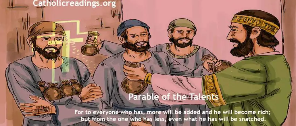 Parable of the Talents - Matthew 25:14-30, Matthew 13:12 - Bible Verse of the Day