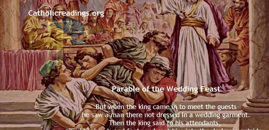Parable of the Wedding Feast/Banquet - Matthew 22:1-14 - Bible Verse of the Day