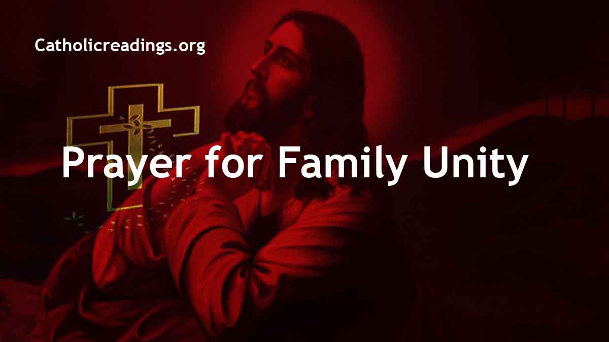 Powerful Prayers For Family Unity