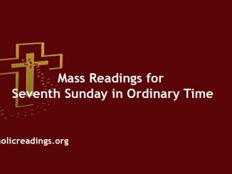 Catholic Mass Readings for Seventh Sunday in Ordinary Time