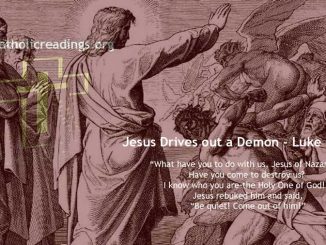 Jesus Rebukes a Demon- Luke 4:34-36 - Bible Verse of the Day