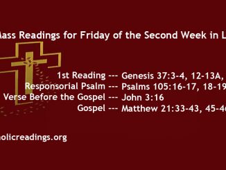 Friday of the Second Week of Lent