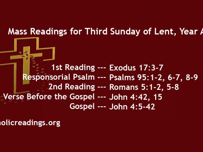 Year A Catholic Daily Readings