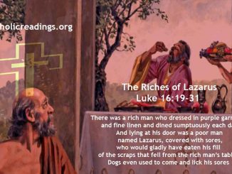 The Riches of Lazarus – Luke 16:19-31 - Bible Verse of the Day