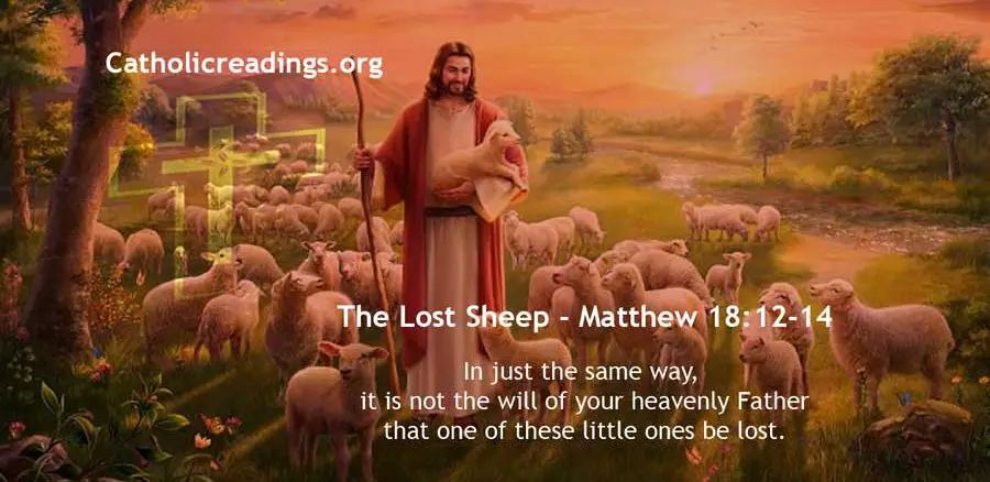 Parable of the Lost Sheep - Matthew 18:12-14, Luke 15:1-7 - Bible Verse of the Day