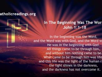 In The Beginning Was The Word And The Word Was God - Bible Verse of the Day