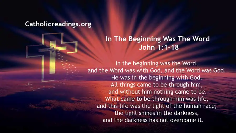 In The Beginning Was The Word And The Word Was God - Bible Verse of the Day