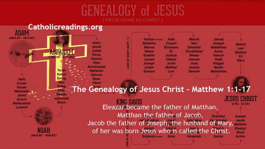 The Genealogy of Jesus Christ Matthew 1117 Bible Verse of the Day