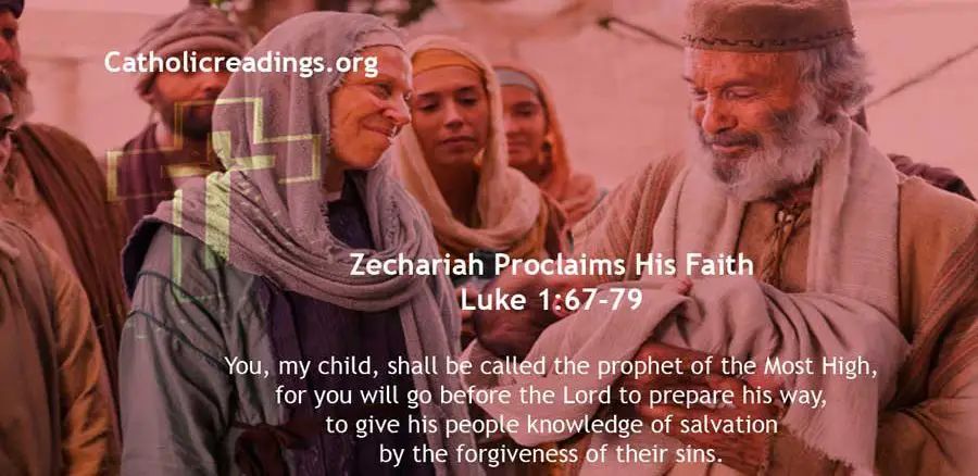 Zechariah Proclaims His Faith - Luke 1:67-79 - Bible Verse of the Day