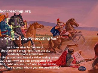 Saul, Why are you Persecuting Me? - Mark 16:15-18 - Bible Verse of the Day