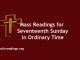 Catholic Mass Readings for Seventeenth Sunday in Ordinary Time