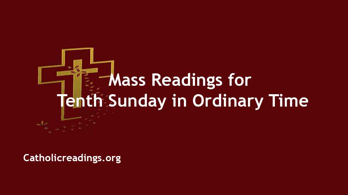 Sunday Mass Readings for June 9 2024 10th Sunday in Ordinary Time