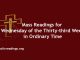 Catholic Mass Readings for Wednesday of the Thirty-third Week in Ordinary Time