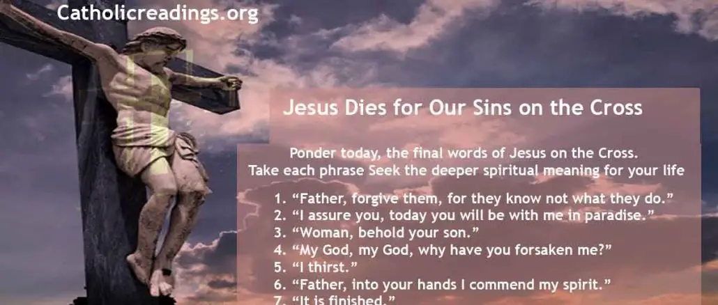 Good Friday: Jesus Dies for Our Sins on the Cross - Bible Verse of the Day