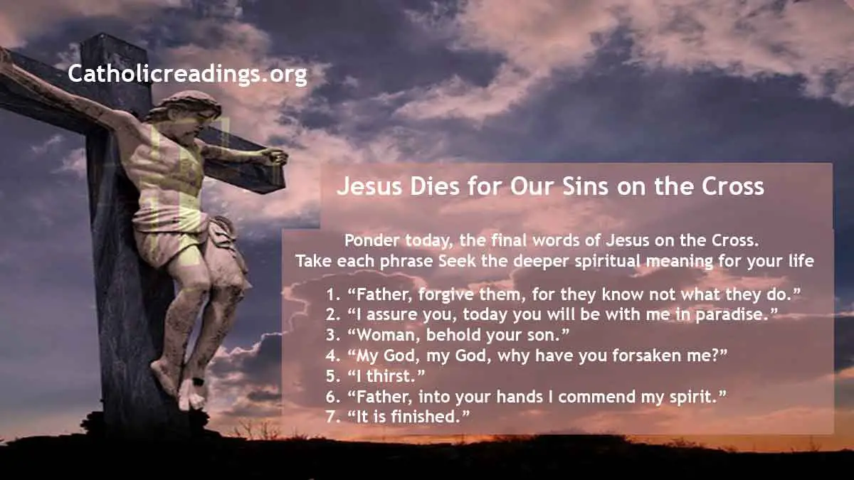 Jesus Dying On The Cross For Our Sins