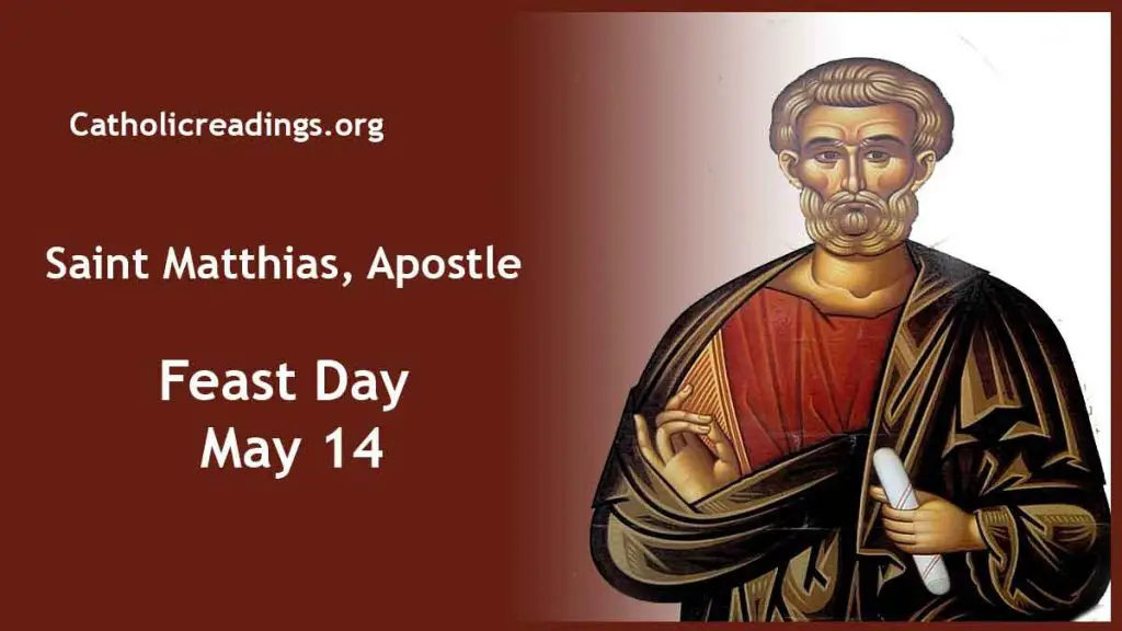 Feast of Saint Matthias - Chosing the Replacement of Judas Iscariot - Bible Verse of the Day