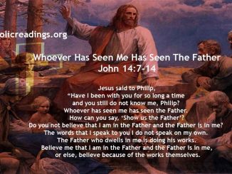 Whoever Has Seen Me Has Seen The Father - John 14:7-14 - Bible Verse of the Day