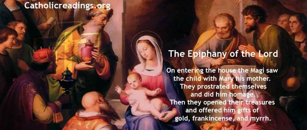 The Epiphany of the Lord - Matthew 2:1-12 - Bible Verse of the Day