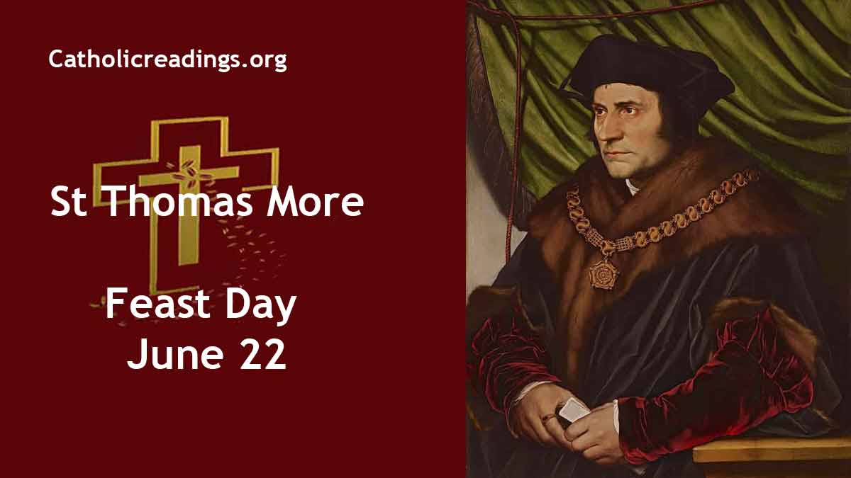 St Thomas More Feast Day June 22 2025 Catholic Saint of the Day