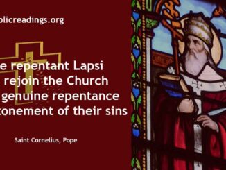 Saint Cornelius, Pope - Feast Day - September 16