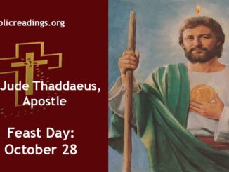 St Jude Thaddaeus, Apostle - Feast Day - October 28