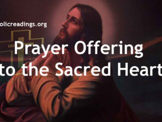 Prayer Offering to the Sacred Heart of Jesus