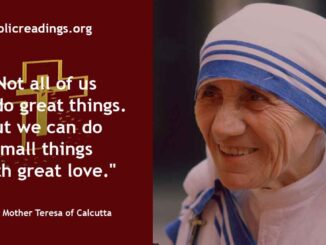 Saint Mother Teresa of Calcutta - Feast Day - September 5