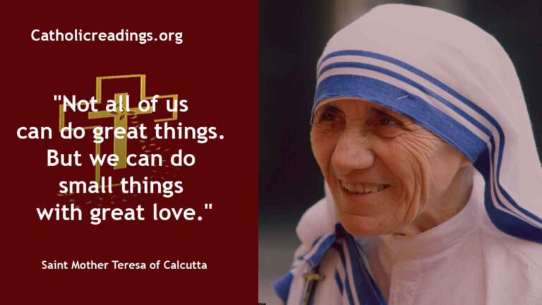 St Mother Teresa of Calcutta - Feast Day - September 5 2023 - Catholic ...