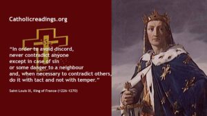 Saint Louis IX, King of France - Feast Day - August 25