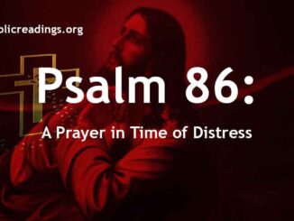 Psalm 86 - Prayer in Time of Distress